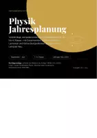 Vorschau - Stundenentwürfe - Jahresplanung Physik – Mittelschule 2.-4. Klasse Österreich 26/27 - Seite 1
