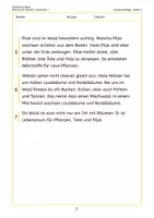 Vorschau - Arbeitsblätter - Was ist ein Wald? (3. Klasse) | Leseförderung Lesestrategien und Leseverstehen - Seite 3
