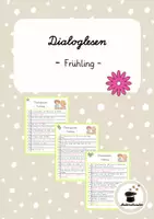 Vorschau - Fördermaterial/Inklusion - Frühling Dialoglesen – Leseförderung Klasse 2 | 3-fach differenziert - Deckblatt