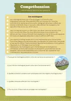 Aperçu - Feuilles d'exercices - Mini Livre de Compréhension Écrite en Français: 5 Textes avec Questions - Page 2