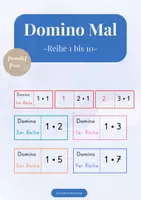 Vorschau - Spiele - Domino zu den einzelnen Reihen - Malaufgaben - Deckblatt