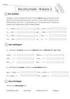 Vorschau - Arbeitsblätter - Rechtschreib-Rakete / Klasse 3 / 9 Rechtschreibübungen für die Grundschule - Seite 3