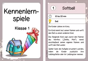 Vorschau - Bildkarten - 17 Kennenlernspiele zur Einschulung und erste Schulwochen - Seite 3