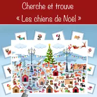 Aperçu - Jeux - Cherche et trouve les chiens de Noël - Page de couverture