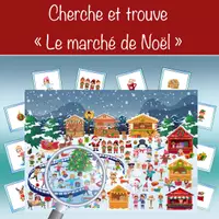 Aperçu - Jeux - Cherche et trouve "Le marché de Noël" - Page de couverture