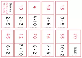 Vorschau - Spiele - Domino Malaufgaben gemischt - Seite 3