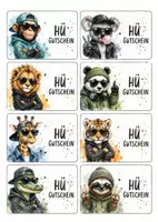 Vorschau - Bildkarten - Hausübungsgutscheine mit coolen Tieren 🐾😎 - Seite 1