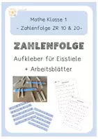 Vorschau - Stundenentwürfe - Zahlenfolge Eisstiele - Deckblatt