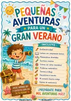 Vista previa - Hojas de trabajo - cuaderno de verano, pequeñas aventuras - Portada