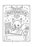 anteprima - Poster - Kit copertine matematica dalla classe 1° alla classe 5° - Pagina 1