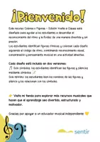 Vista previa - Hojas de trabajo - Colorea por Figuras Musicales – Regreso a Clases | Paquete Niveles 1–3 - página 1