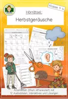 Vorschau - Arbeitsblätter - Herbst (Hörrätsel und Geräusche): Hörverstehen und auditive Wahrnehmung fördern (Grundschule Musik Klasse 1–4) - Seite 1