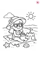 Vista previa - Manualidades / Dibujos para colorear - Cuaderno colorear para verano elrincondelaprofecris - página 3