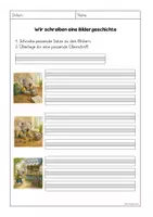 Vorschau - Arbeitsblätter - Bildergeschichte Klasse 1/2 - Kiosk - Seite 3