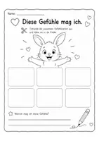 Vorschau - Arbeitsblätter - Meine Gefühle - Material zum Nachdenken und Sprechen - Seite 1
