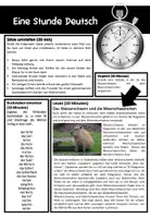 Vorschau - Arbeitsblätter - Eine Stunde Deutsch Teil 1 (4x 60 Minuten Training) 5./6. Klasse (Grammatik/Rechtschreibung/Lesen) - Seite 3