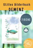 Vorschau - Bildkarten - Stilles Bilderbuch Fische Beschäftigung für Demente Demenz Alzheimer - Deckblatt