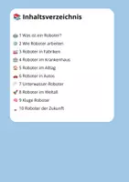 Vorschau - Stundenentwürfe - Leseverständnis Roboter – Klasse 2 | 10 Lesetexte mit Fragen & Lösungen - Seite 1