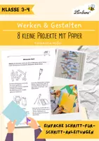 Vorschau - Mal- und Bastelvorlagen - Kleine Projekte zum Werken & Gestalten mit Papier - Deckblatt