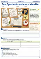 Vorschau - Arbeitsblätter - Fremdsprachen Lernplan Klasse 5 bis 7 - Deckblatt
