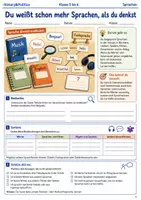 Vorschau - Arbeitsblätter - Mehrsprachig lernen Arbeitsheft Klasse 5 bis 6 - Deckblatt