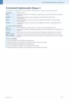 Vorschau - Arbeitsblätter - Ferienheft Mathe Klasse 3 | Fit für Klasse 4 - Seite 1