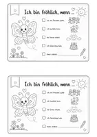 Vorschau - Arbeitsblätter - Mein Mini-Buch über Gefühle Klasse 1 - Seite 3
