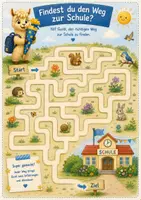 Vorschau - Arbeitsblätter - 🦙 Mein erster Schultag mit Gustl Ein liebevolles Einschulungspaket für Vorschule und 1. Klasse - Seite 3