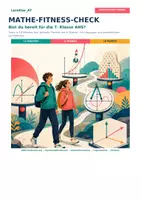 Vorschau - Arbeitsblätter - Mathe Fitness-Check 6-Klasse-AHS FREEBIE - Deckblatt
