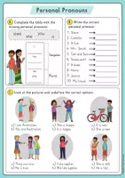 Vorschau - Stationenlernen - Personal Pronouns – Differenzierte Arbeitsblätter (Klasse 4/5) - Seite 2