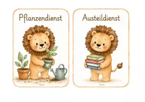 Vorschau - Bildkarten - Klassendienste Löwenklasse - Seite 2