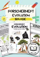 Vorschau - Arbeitsblätter - Forscherheft - Evolution - Selbständiges Arbeiten - Deckblatt