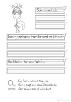 Vorschau - Arbeitsblätter - ENDLICH SOMMER! - lesen, schreiben, malen - Seite 2