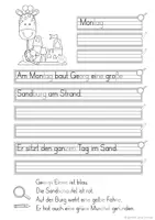 Vorschau - Arbeitsblätter - ENDLICH SOMMER! - lesen, schreiben, malen - Seite 3