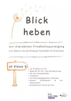 Vorschau - Arbeitsblätter - Blick heben, ein interaktiver Friedhofsspaziergang für Preteens - Deckblatt