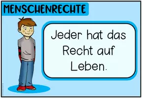 Vorschau - Poster - Menschenrechte – Grundlagen und wichtige Rechte anschaulich erklären | Präsentation und Poster - Seite 3