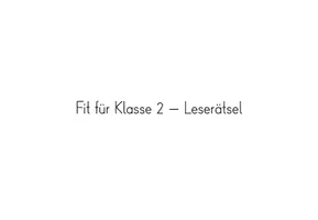 Vorschau - Stationenlernen - Fit für Klasse 2 - Freiarbeit für die 2. Klasse - Seite 2