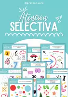 Vista previa - Hojas de trabajo - ATENCIÓN SELECTIVA (FICHAS) - Portada