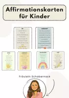Vorschau - Bildkarten - Positive Affirmationskarten für Kinder - Deckblatt