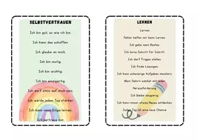 Vorschau - Bildkarten - Positive Affirmationskarten für Kinder - Seite 2