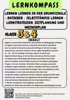 Vorschau - Anderer Materialtyp - Lernen lernen in der Grundschule – Ratgeber - Selbstständig lernen – Lernstrategien, Zeitplanung und Wochenplan - Deckblatt