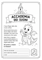 anteprima - Materiale di supporto/inclusione - DRACO IL DRAGO ACCADEMIA DEI SUONI - Pagina 3