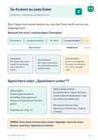 Vorschau - Arbeitsblätter - Dateien richtig speichern und wiederfinden | Arbeitsblätter mit Lösungen | Informatik Klasse 5/6 - Seite 2