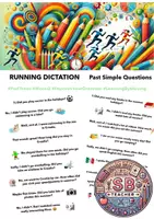 Vista previa - Juegos / Gamificación - Running Dictation: Past Simple Tense Questions - Portada