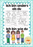 Vorschau - Stundenentwürfe - Unterrichtsstunde zum Bilderbuch ,,Ich bin anders als du" - Deckblatt