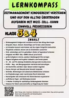 Vorschau - Anderer Materialtyp - Zeitmanagement kindgerecht verstehen und auf den Alltag übertragen Aufgaben mit MUSS–SOLL–KANN sinnvoll priorisieren - Deckblatt