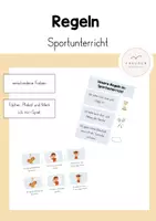 Vorschau - Poster - Wichtige Regeln für den Sportunterricht - Deckblatt