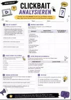 Vorschau - Arbeitsblätter - Clickbait analysieren - Seite 3