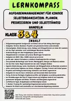Vorschau - Anderer Materialtyp - Materialpaket - Von Klasse 4 in Klasse 5 Lernkompass-Ferienpaket Fit für den Schulübergang – Aufgaben, Ordnung und Selbstständigkeit - Seite 1