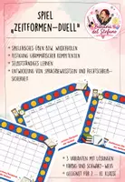 Vorschau - Arbeitsblätter - Spiel - Zeitformen-Duell (Tempora) - Deckblatt